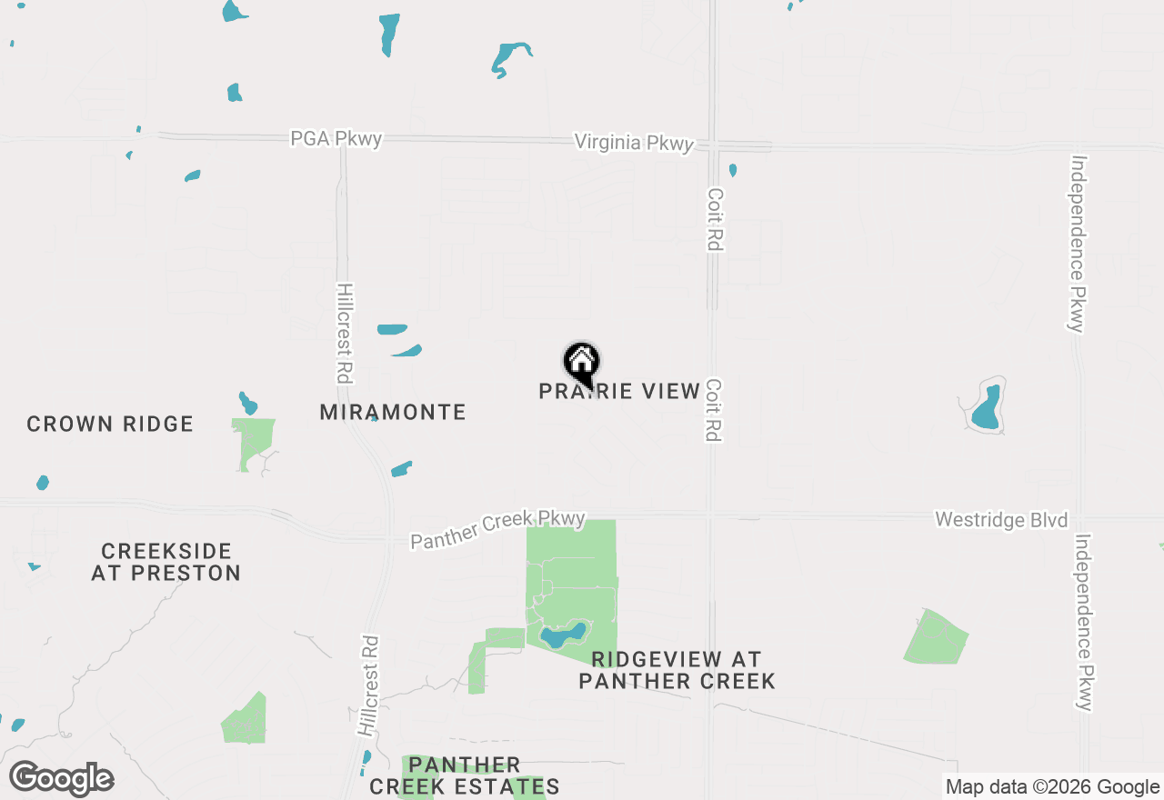 Map of 14151 Round Prairie Lane, Frisco, TX 75035