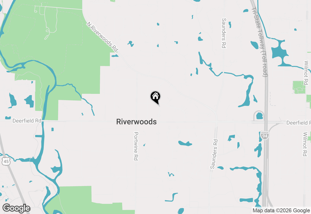 Map of 880 Hiawatha Lane, Riverwoods, IL 60015