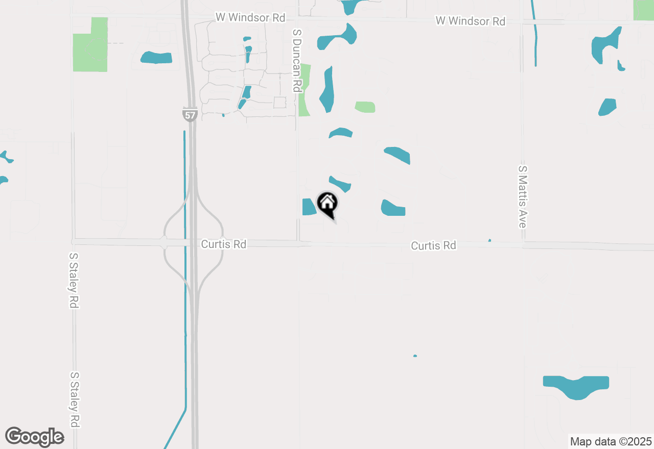 Map of 3408 Mill Creek Court, Champaign, IL 61822