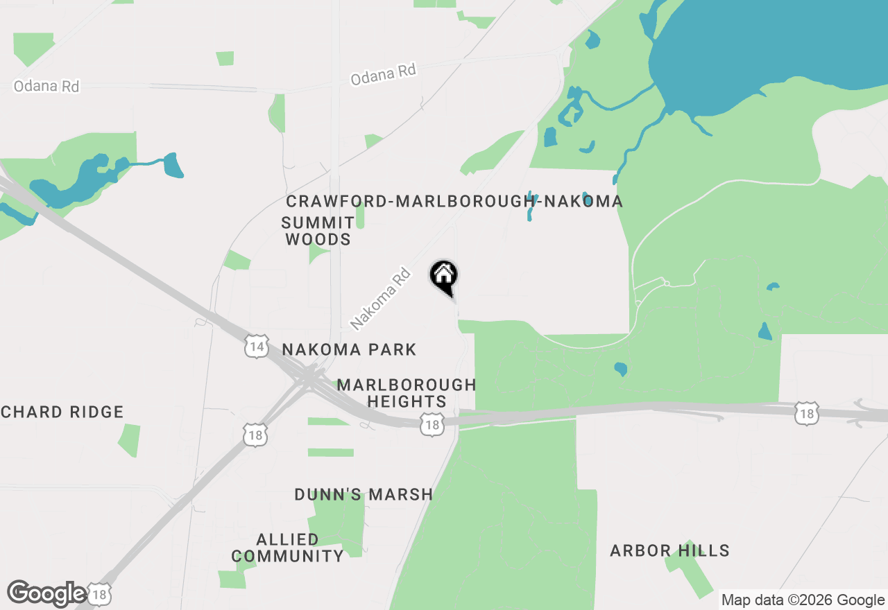 Map of 4206 Manitou Way, Madison, WI 53711