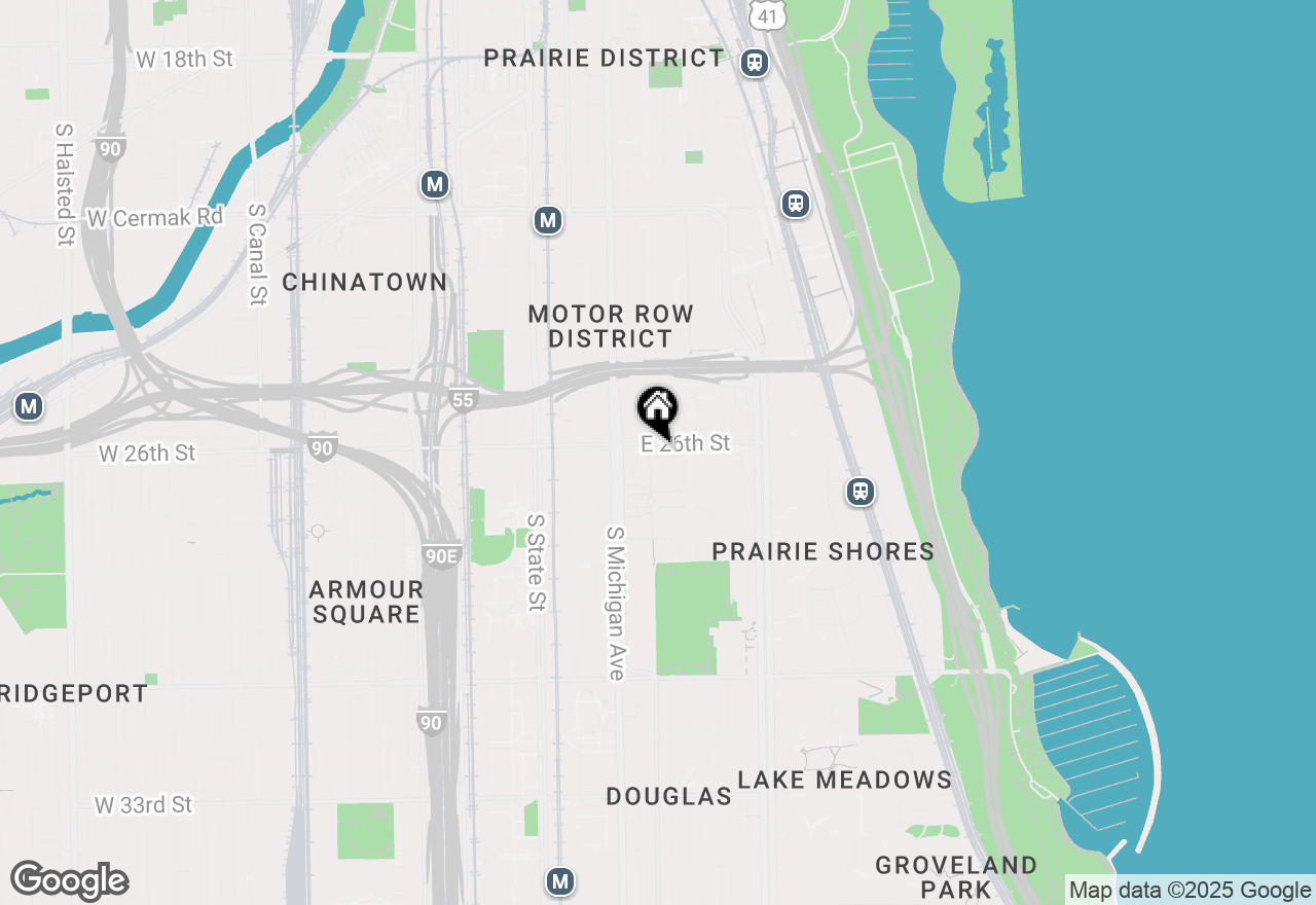 Map of 2605 S Indiana Avenue #307, Chicago, IL 60616