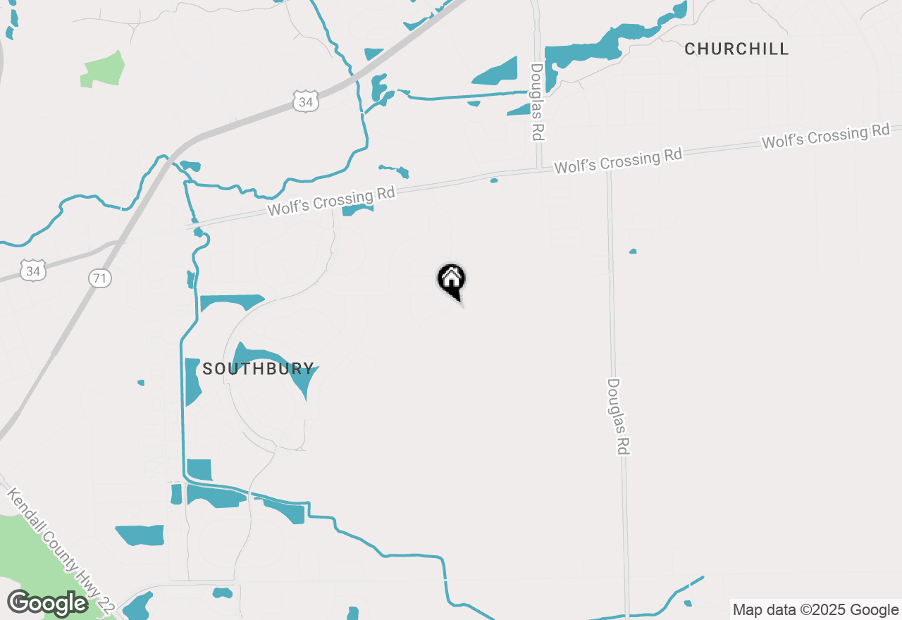 Map of 156 Piper Glen Avenue, Oswego, IL 60543