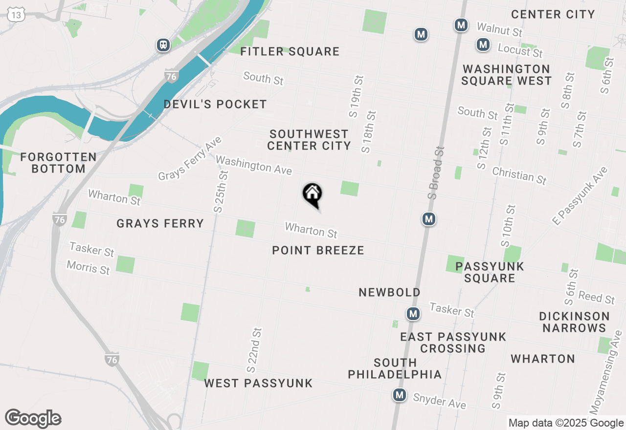 Map of 1235 Point Breeze Avenue, Philadelphia, PA 19146