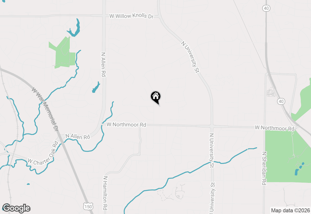 Map of 6308 N Imperial Drive, Peoria, IL 61614