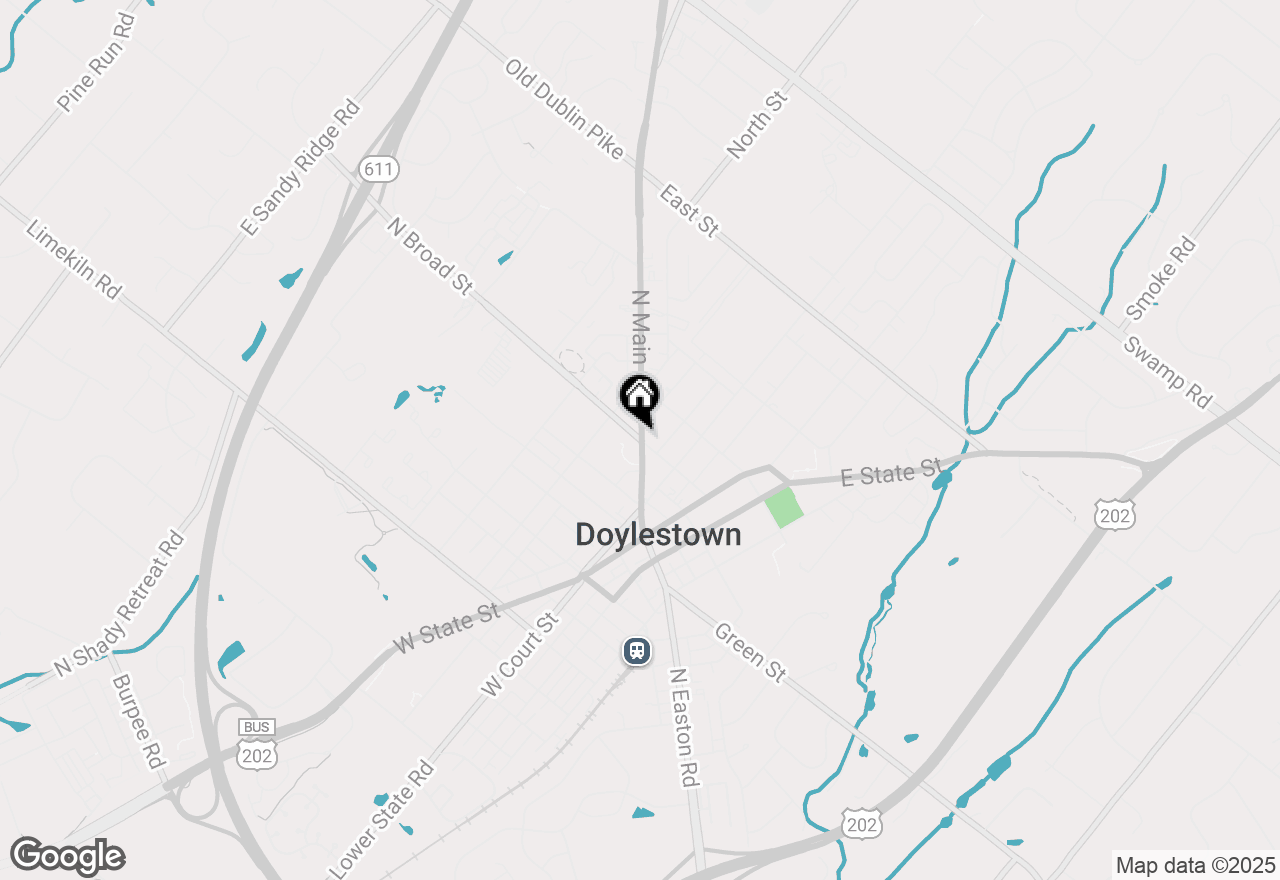 Map of 115 N Broad Street, Doylestown, PA 18901