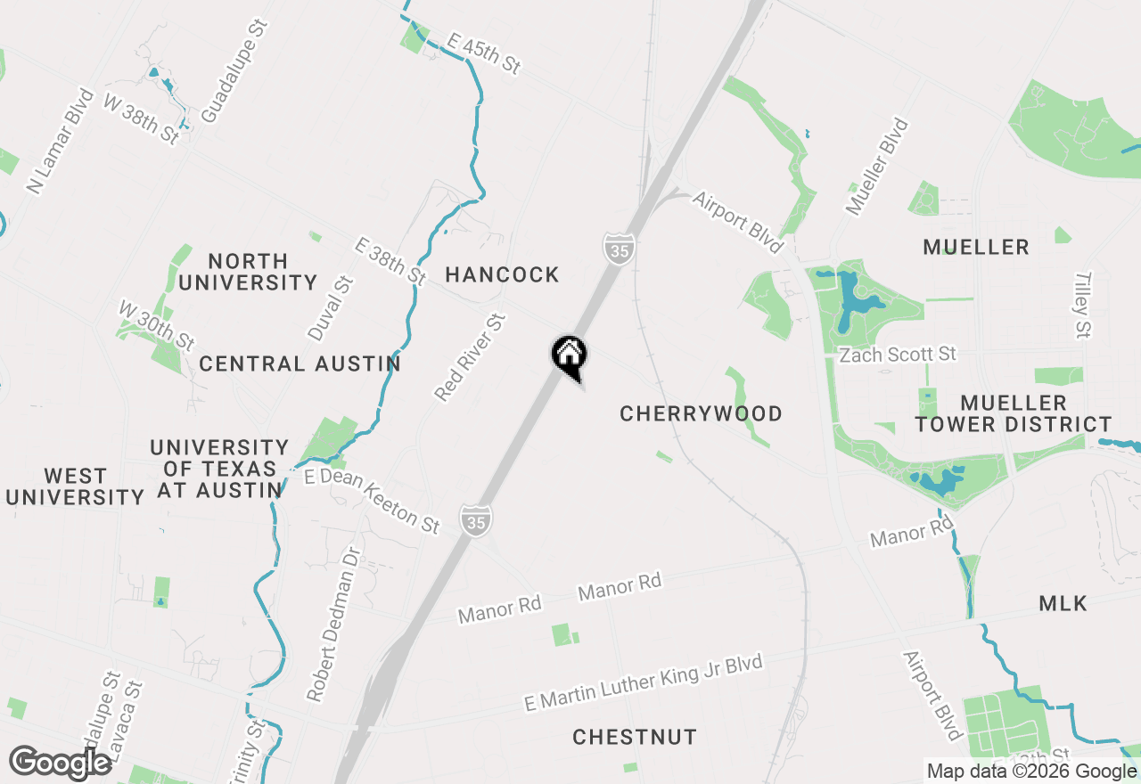 Map of 3500 Robinson Ave, Austin, TX 78722
