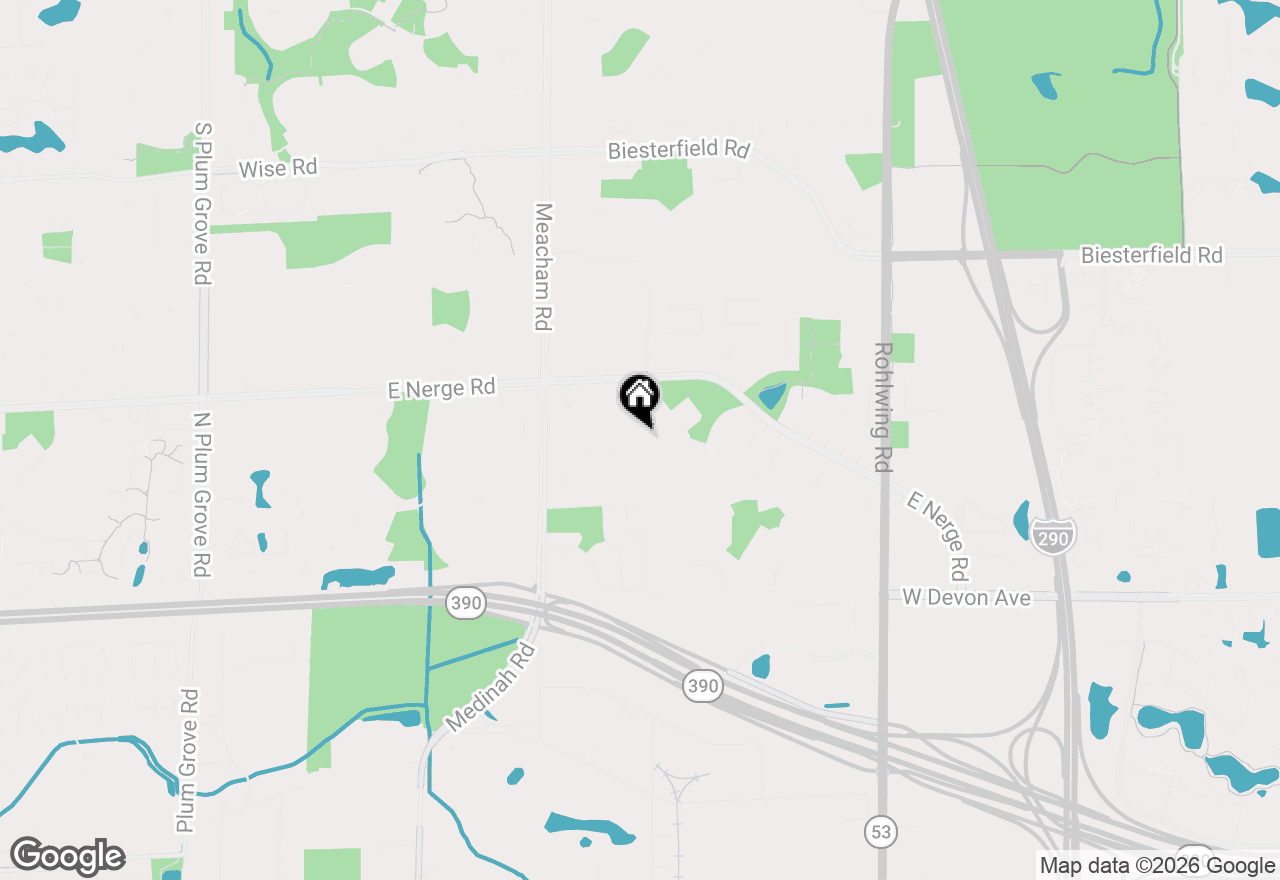 Map of 1432 James Way, Elk Grove Village, IL 60007