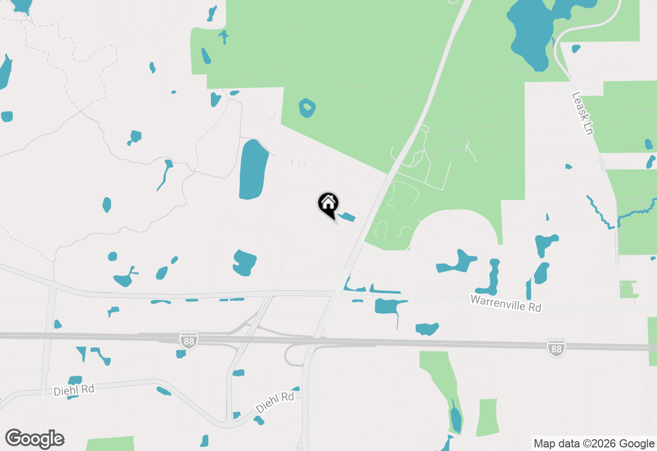 Map of 2204 Weatherbee Lane, Naperville, IL 60563