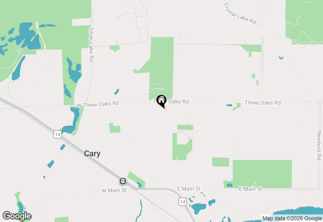 Map of 110 Courtney Lane, Cary, IL 60013