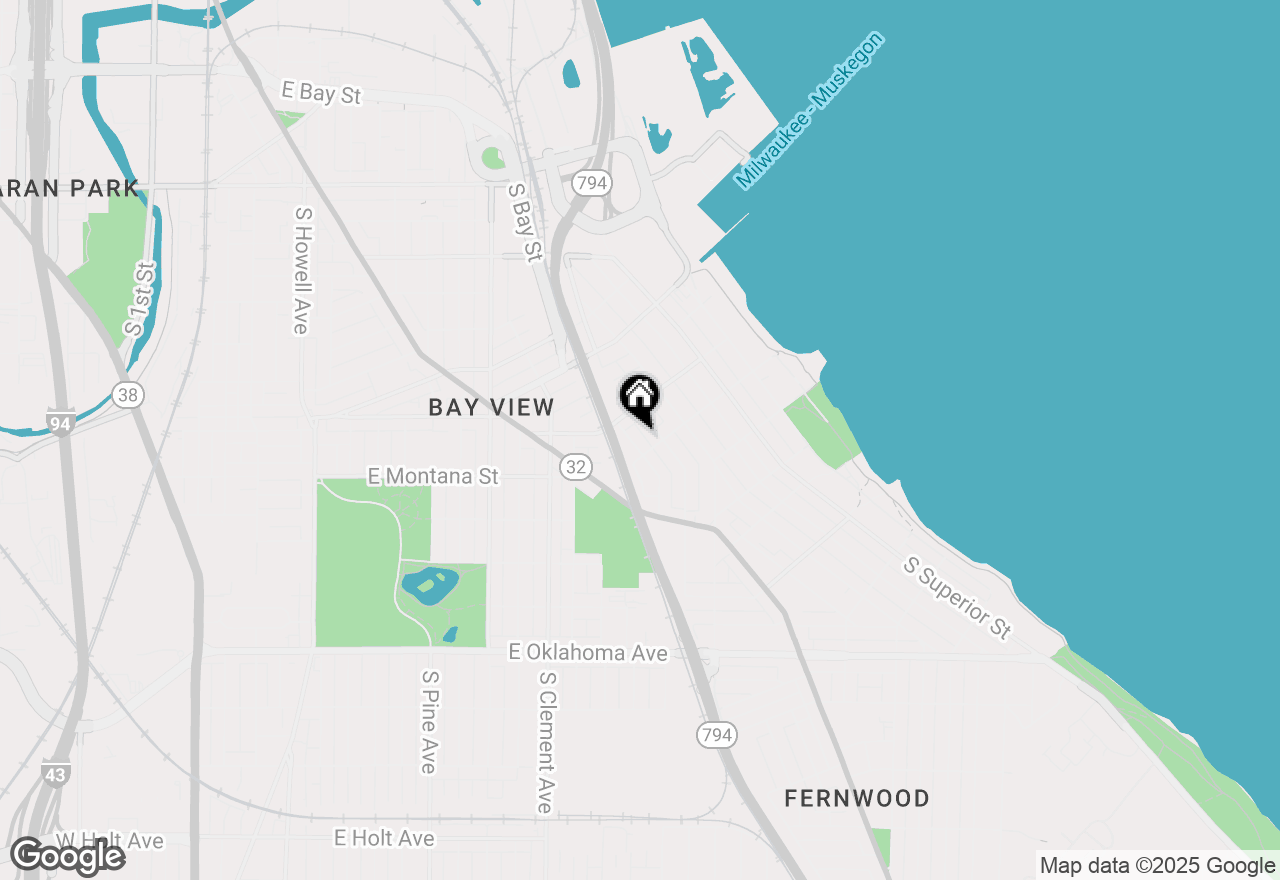 Map of 2638 S Fulton St, Milwaukee, WI 53207