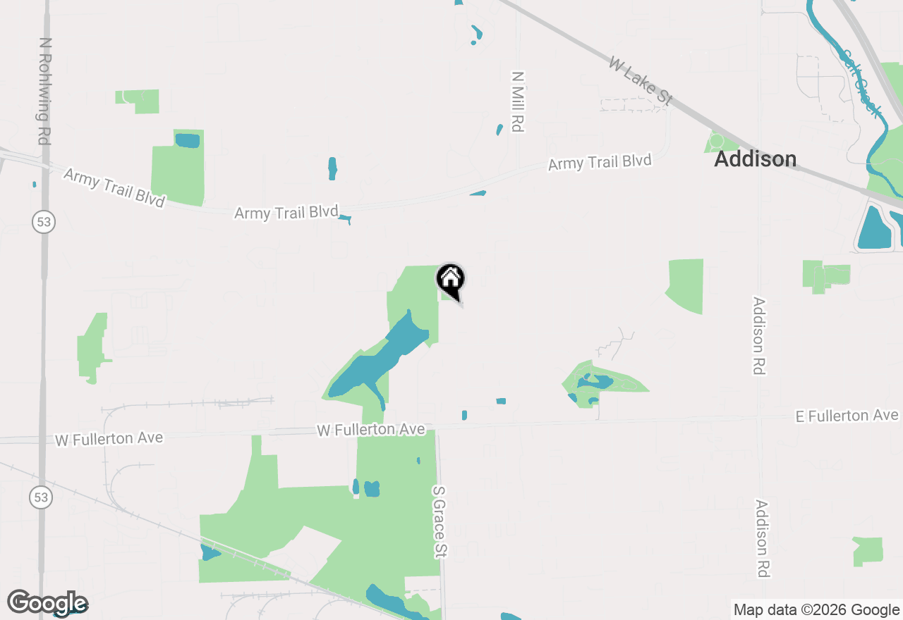 Map of 126 S La Londe Avenue #2B, Addison, IL 60101