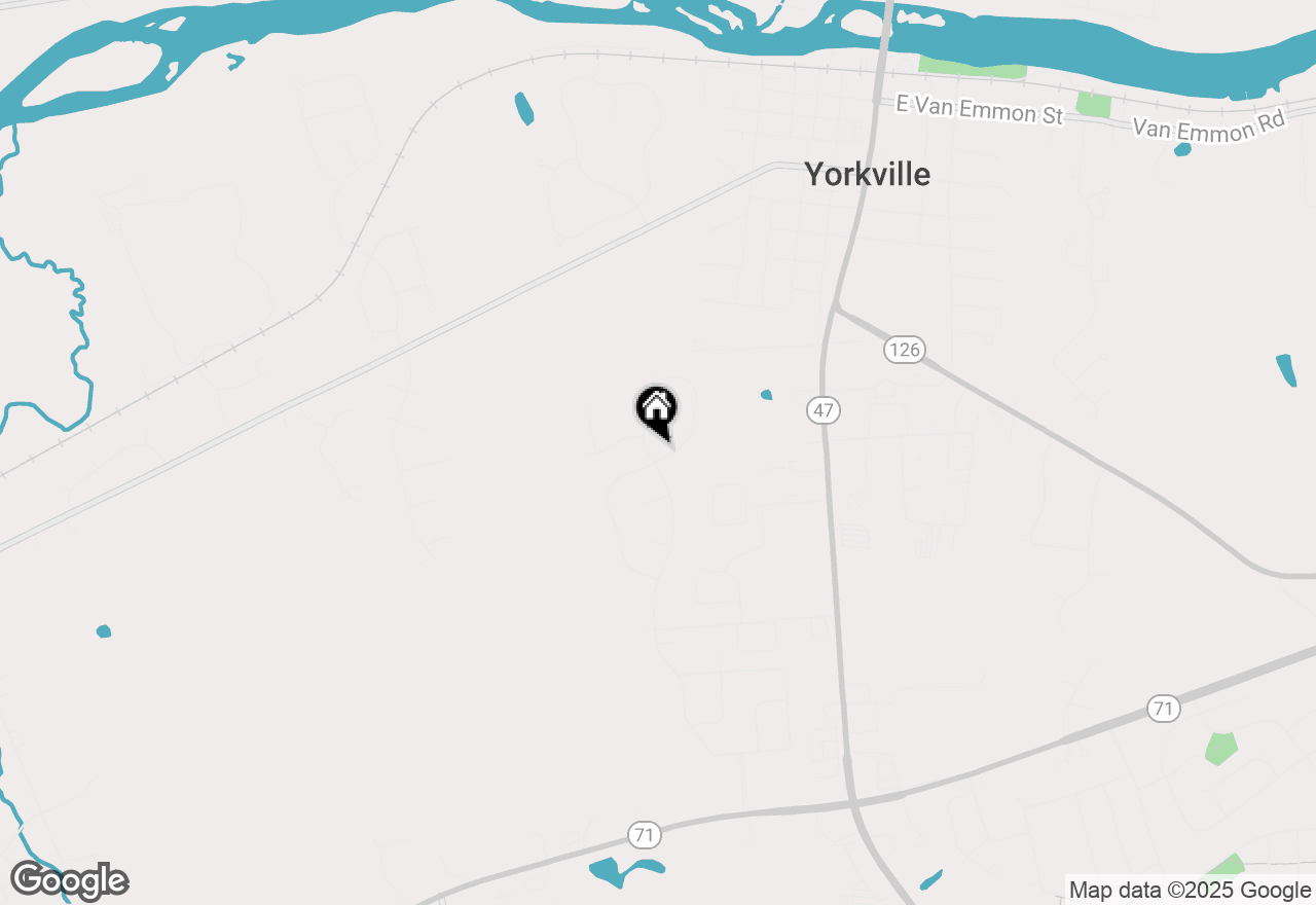 Map of 497 E Barberry Circle, Yorkville, IL 60560