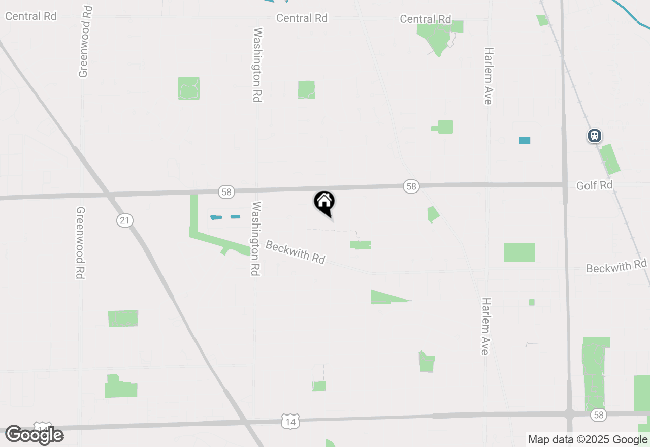 Map of 9437 Ozanam Avenue, Morton Grove, IL 60053