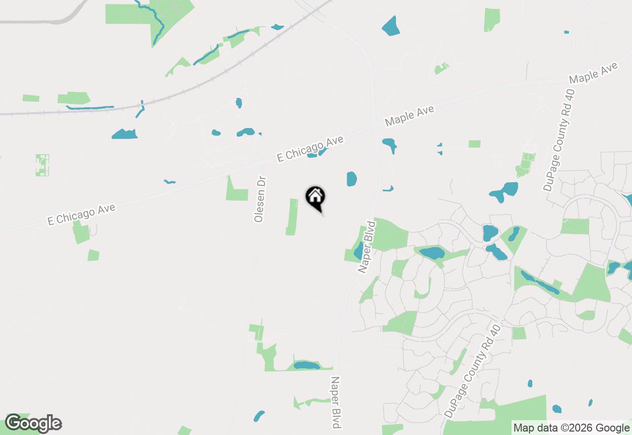 Map of 210 Westmoreland Lane, Naperville, IL 60540
