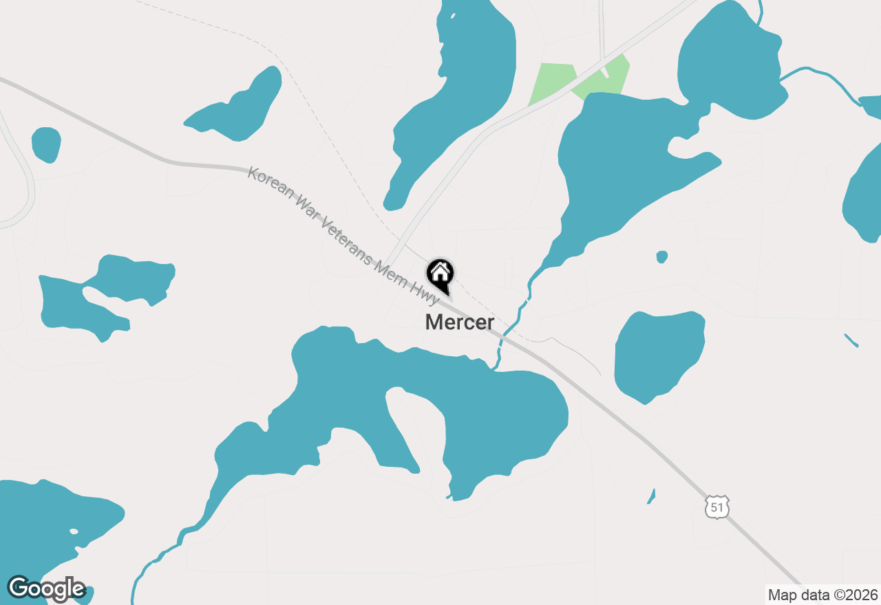 Map of Parcel B Private Road, Mercer, WI 54547