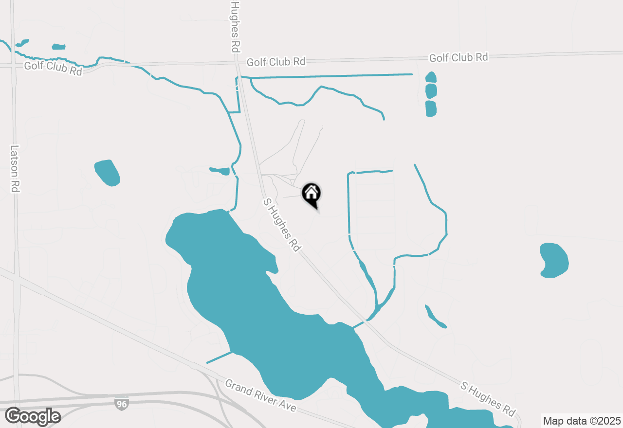 Map of 646 Olde Ivy Lane, Howell, MI 48843