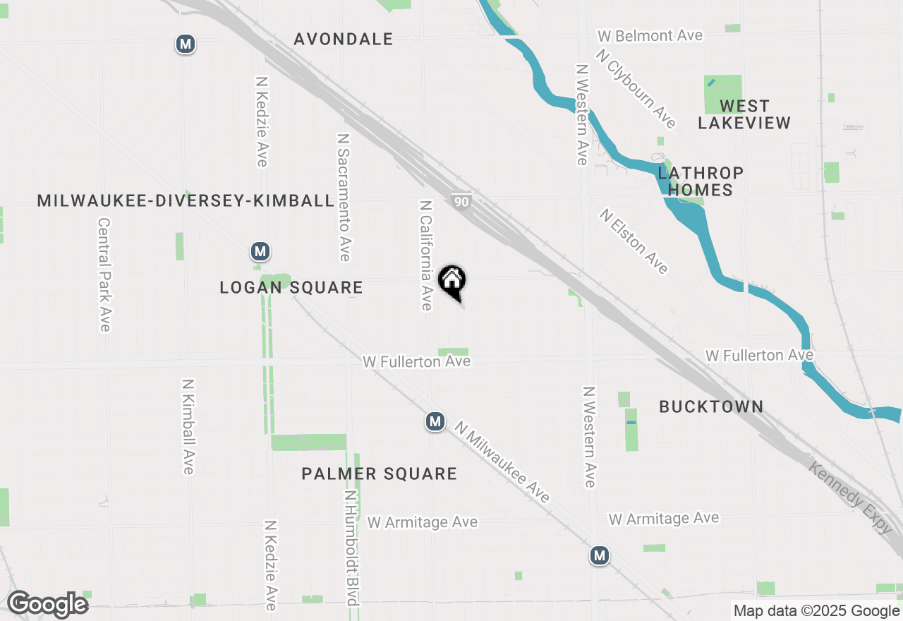 Map of 2511 N Fairfield Avenue, Chicago, IL 60647