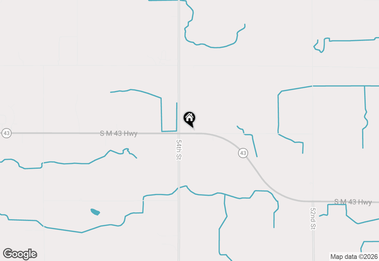 Map of 53838 M-43, Bangor, MI 49013