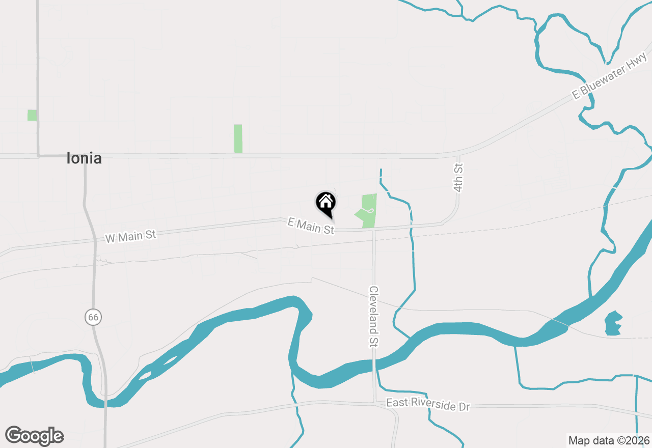 Map of 528 E Main Street, Ionia, MI 48846