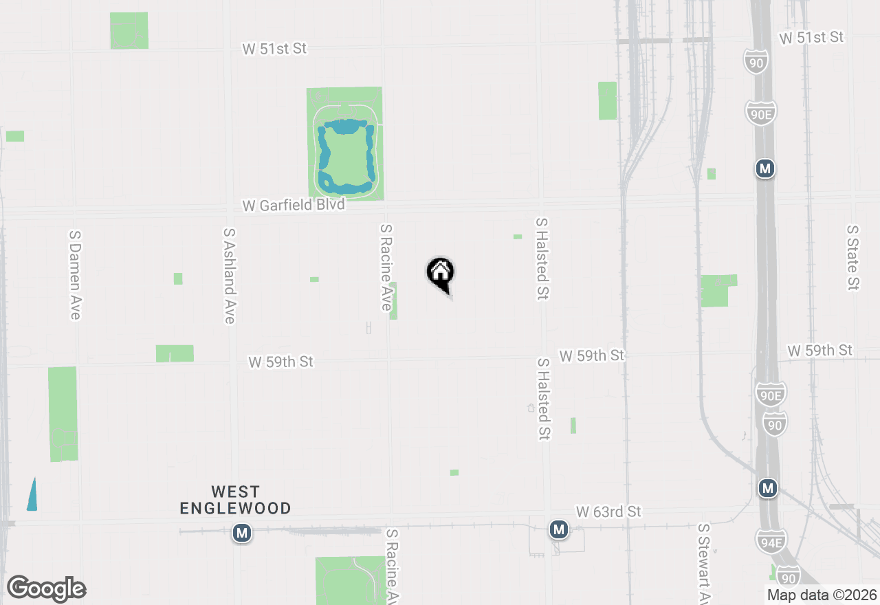 Map of 5734 S Carpenter Street, Chicago, IL 60621