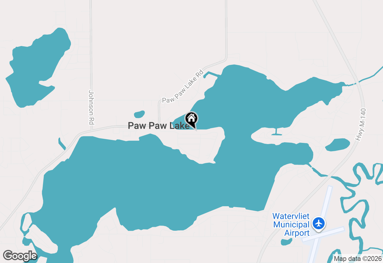 Map of 7881 Lakewood Drive, Coloma, MI 49038