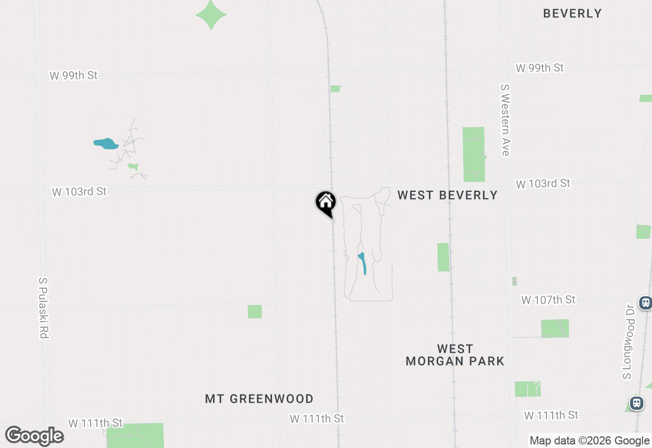 Map of 10416 S Sacramento Avenue, Chicago, IL 60655