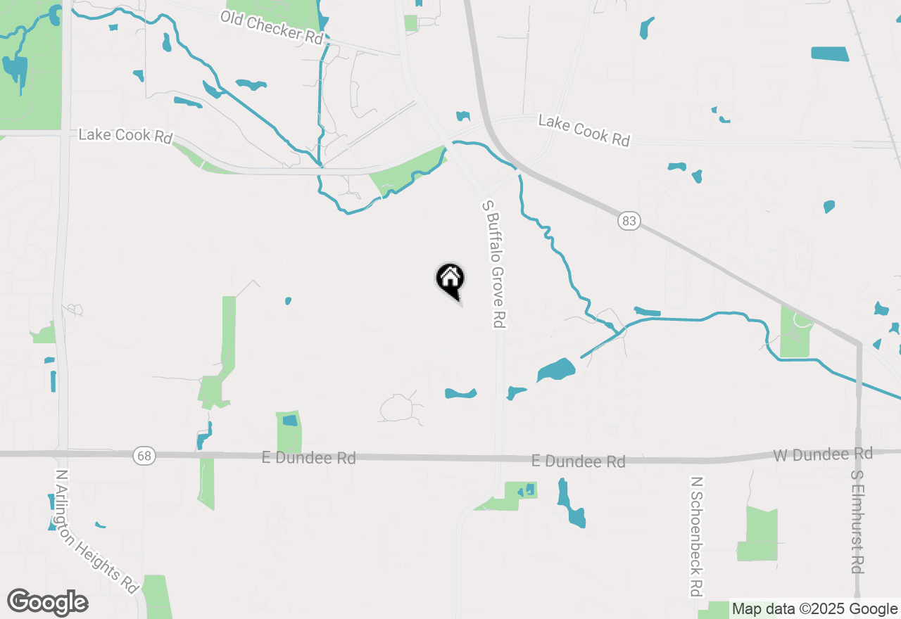 Map of 443 Diane Drive, Buffalo Grove, IL 60089