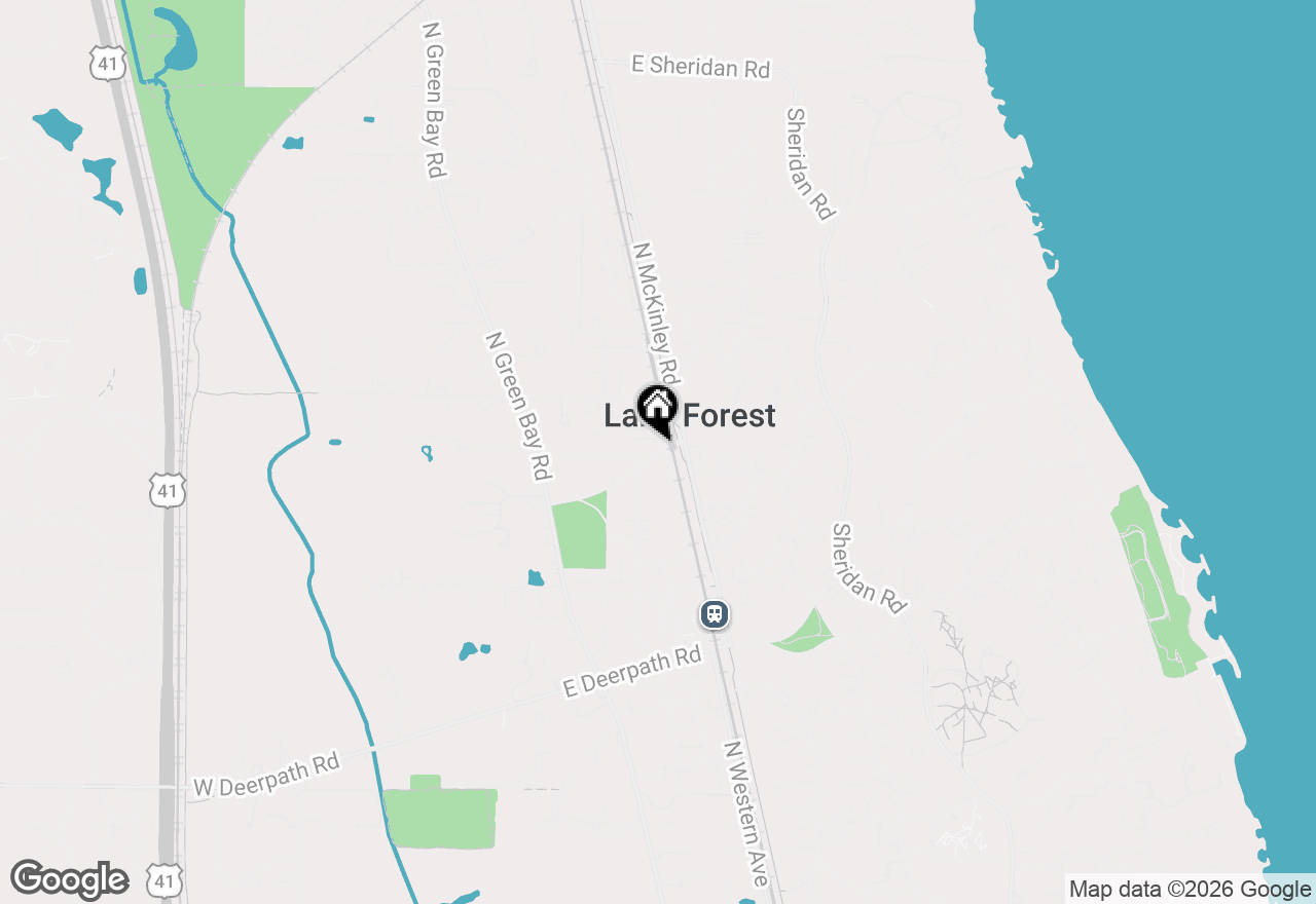 Map of 105 E Laurel Avenue #205, Lake Forest, IL 60045