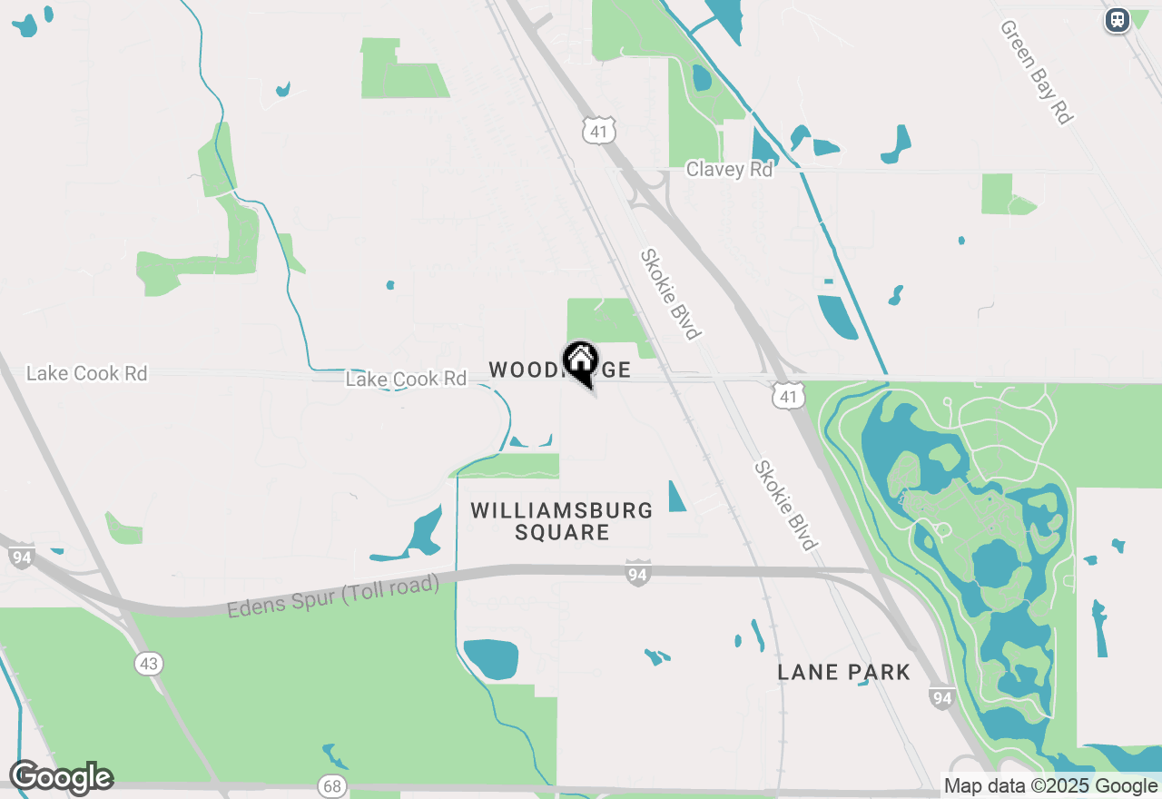 Map of 1175 Lake Cook Road #410, Northbrook, IL 60062
