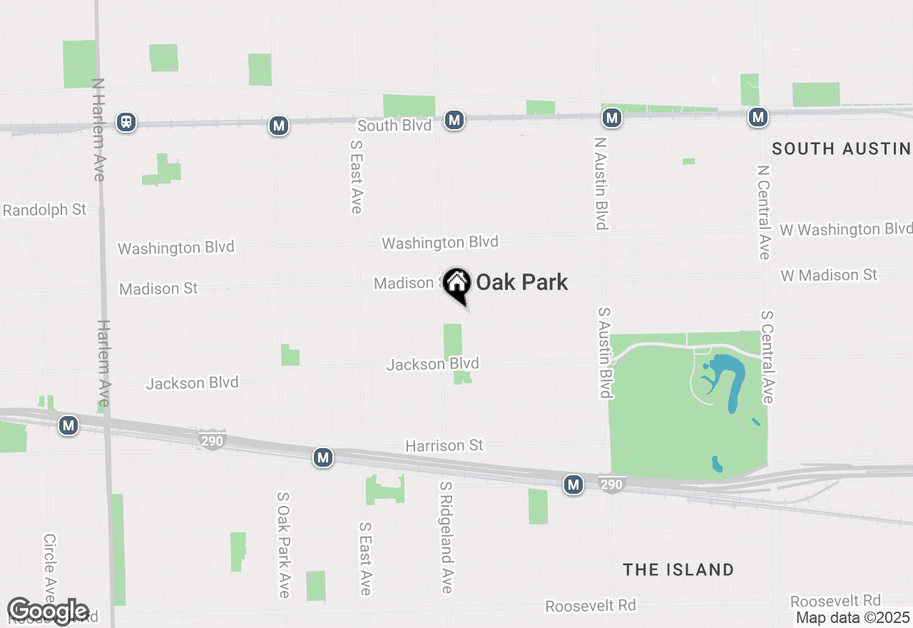Map of 537 S Cuyler Avenue, Oak Park, IL 60304