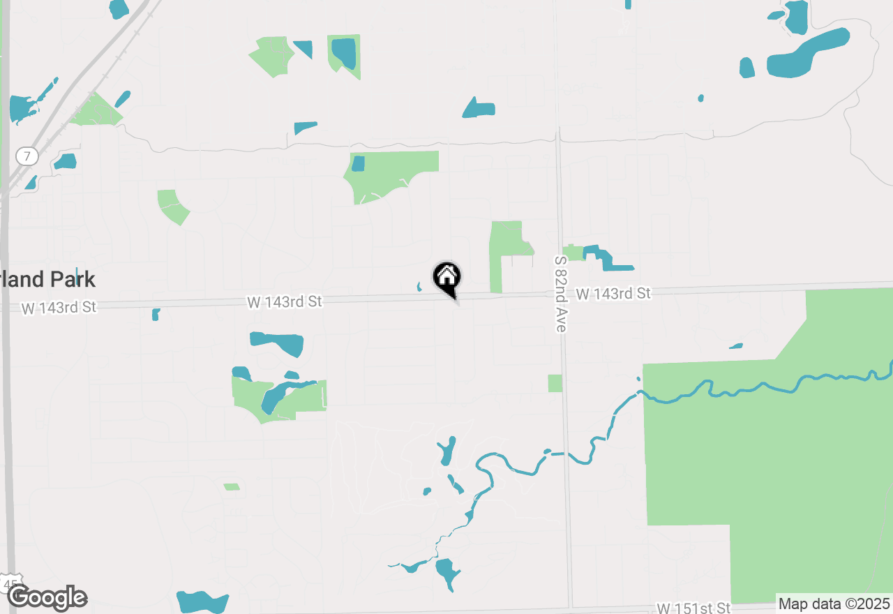 Map of 14306 Country Club Lane, Orland Park, IL 60462