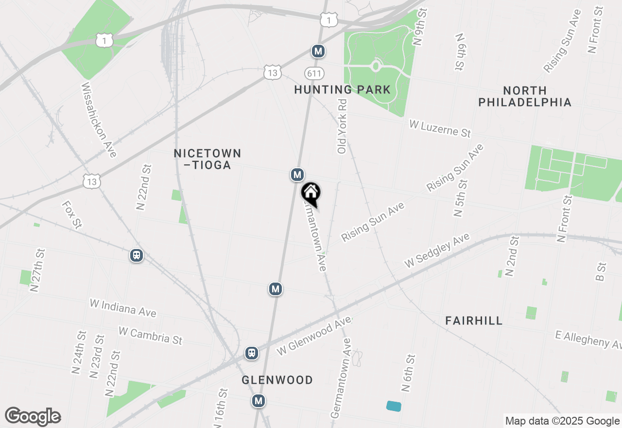 Map of 3531 Germantown Avenue, Philadelphia, PA 19140