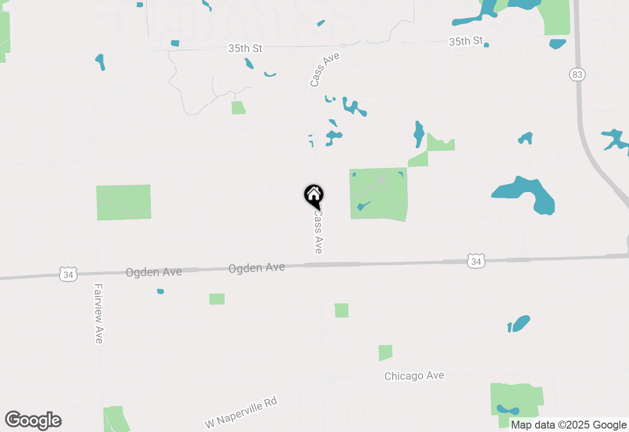 Map of 4022 N Cass Avenue, Westmont, IL 60559