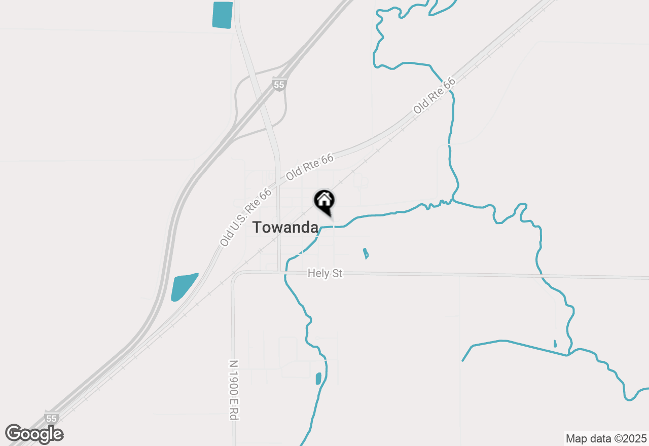 Map of 202 E Monroe Street, Towanda, IL 61776
