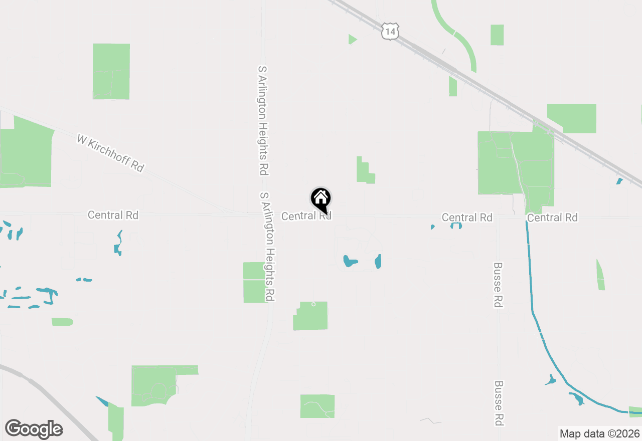 Map of 513 E Central Road, Arlington Heights, IL 60005