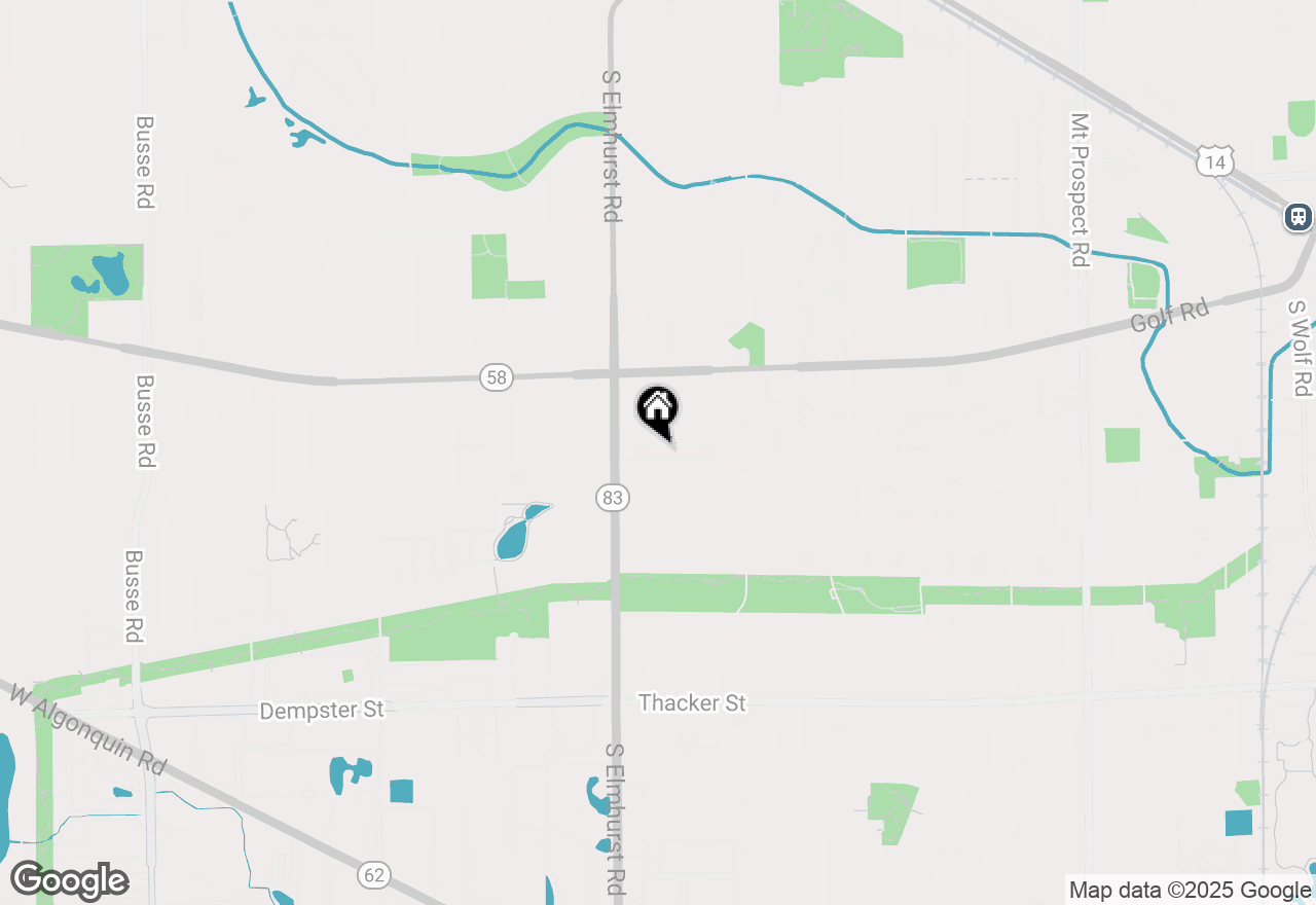 Map of 745 Dulles Road #C, Des Plaines, IL 60016