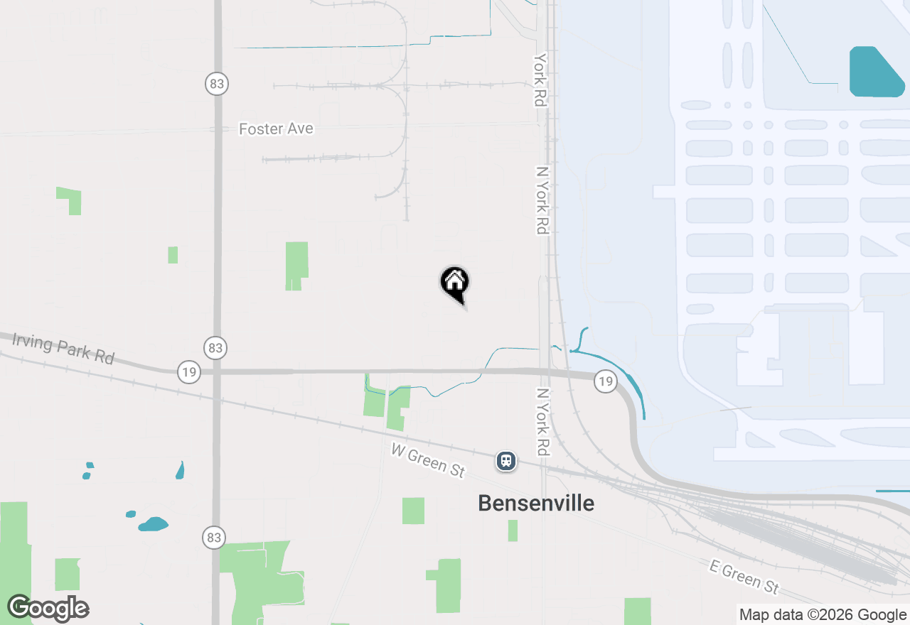 Map of 237 N Walnut Street #L, Bensenville, IL 60106