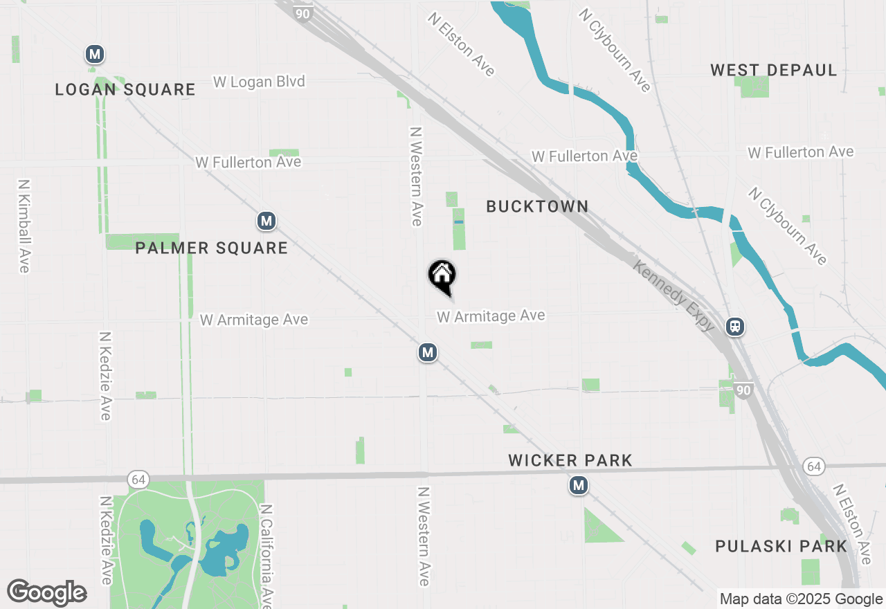 Map of 2327 W Mclean Avenue #5, Chicago, IL 60647