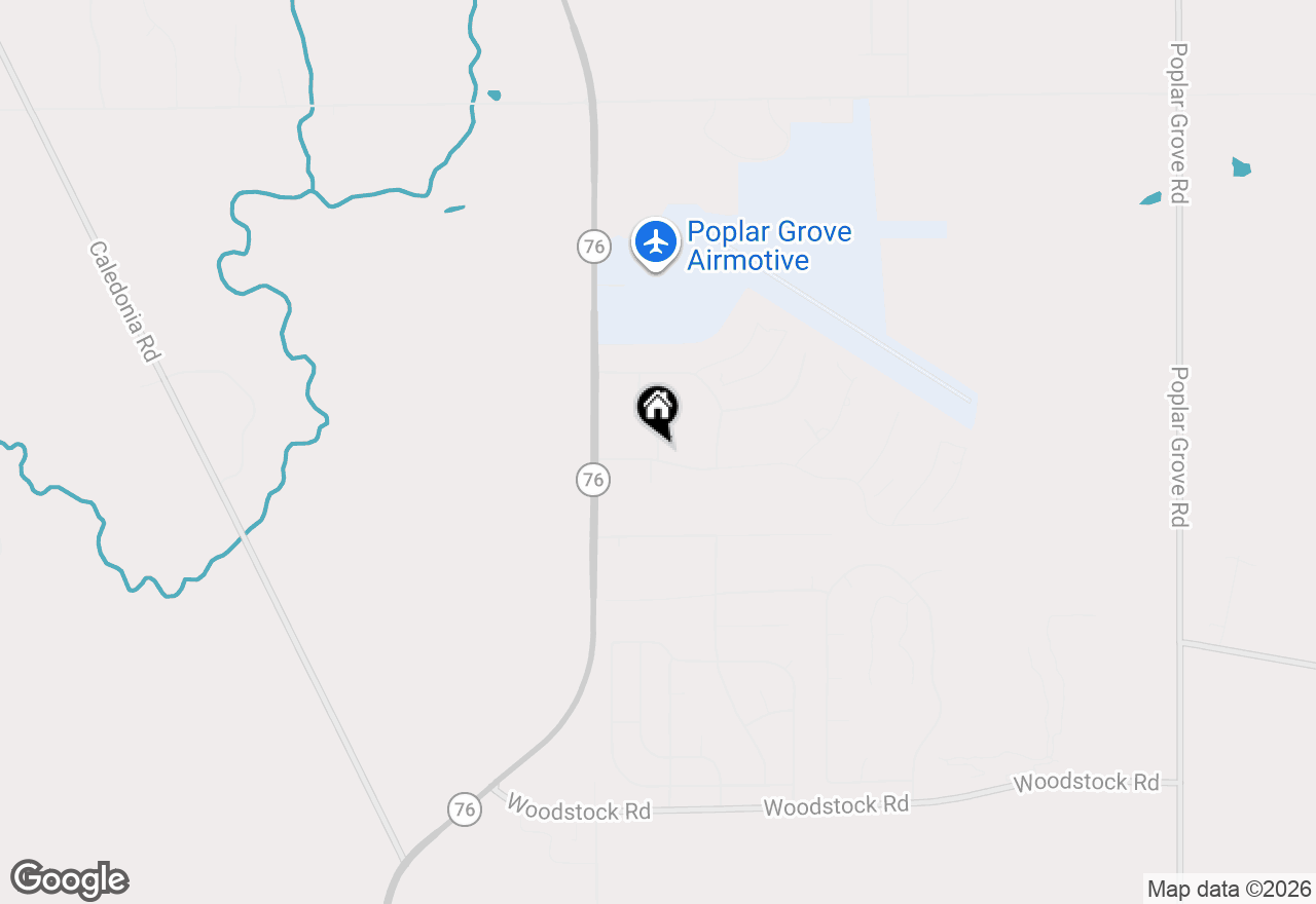 Map of 11370 Lindbergh Lane, Poplar Grove, IL 61065