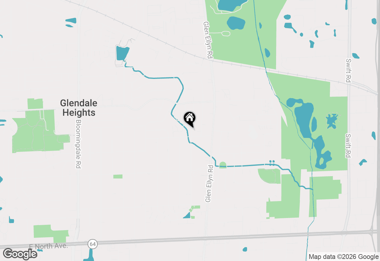 Map of 1518 Highland Avenue, Glendale Heights, IL 60139