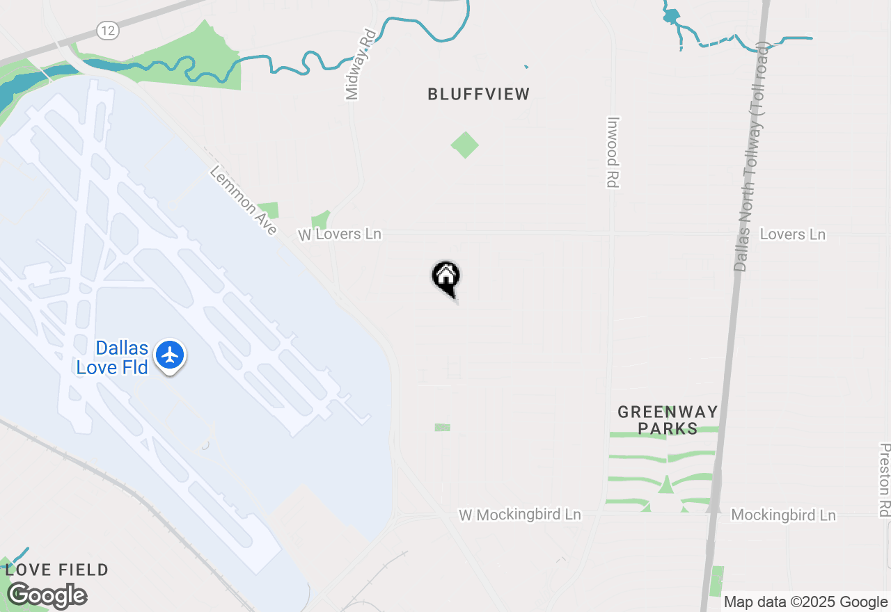 Map of 4604 Hopkins, Dallas, TX 75209