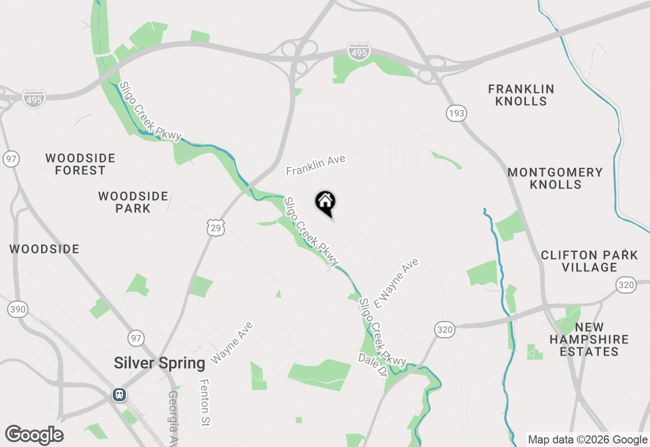 Map of 9201 Three Oaks Drive, Silver Spring, MD 20901