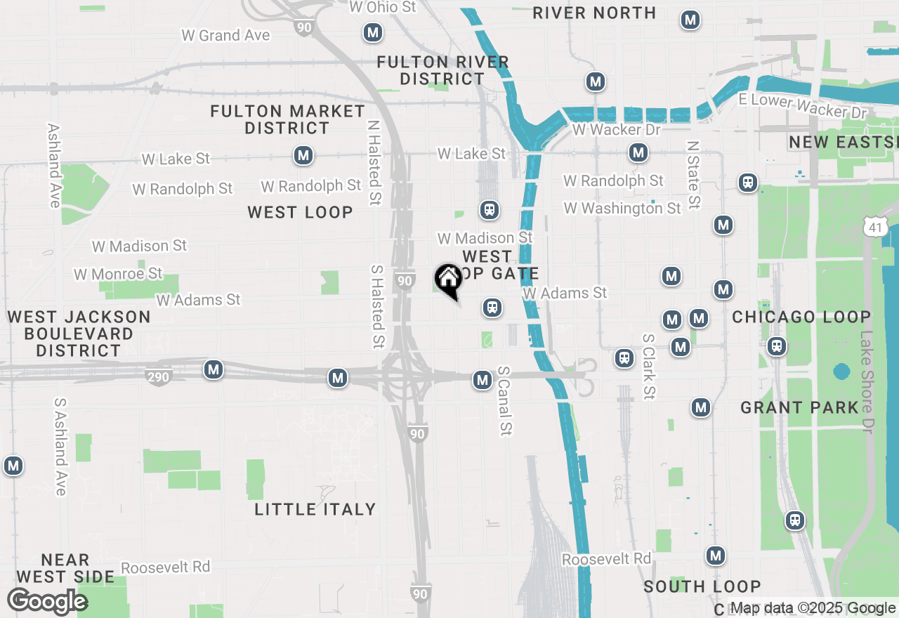 Map of 216 S Jefferson Street #200, Chicago, IL 60661