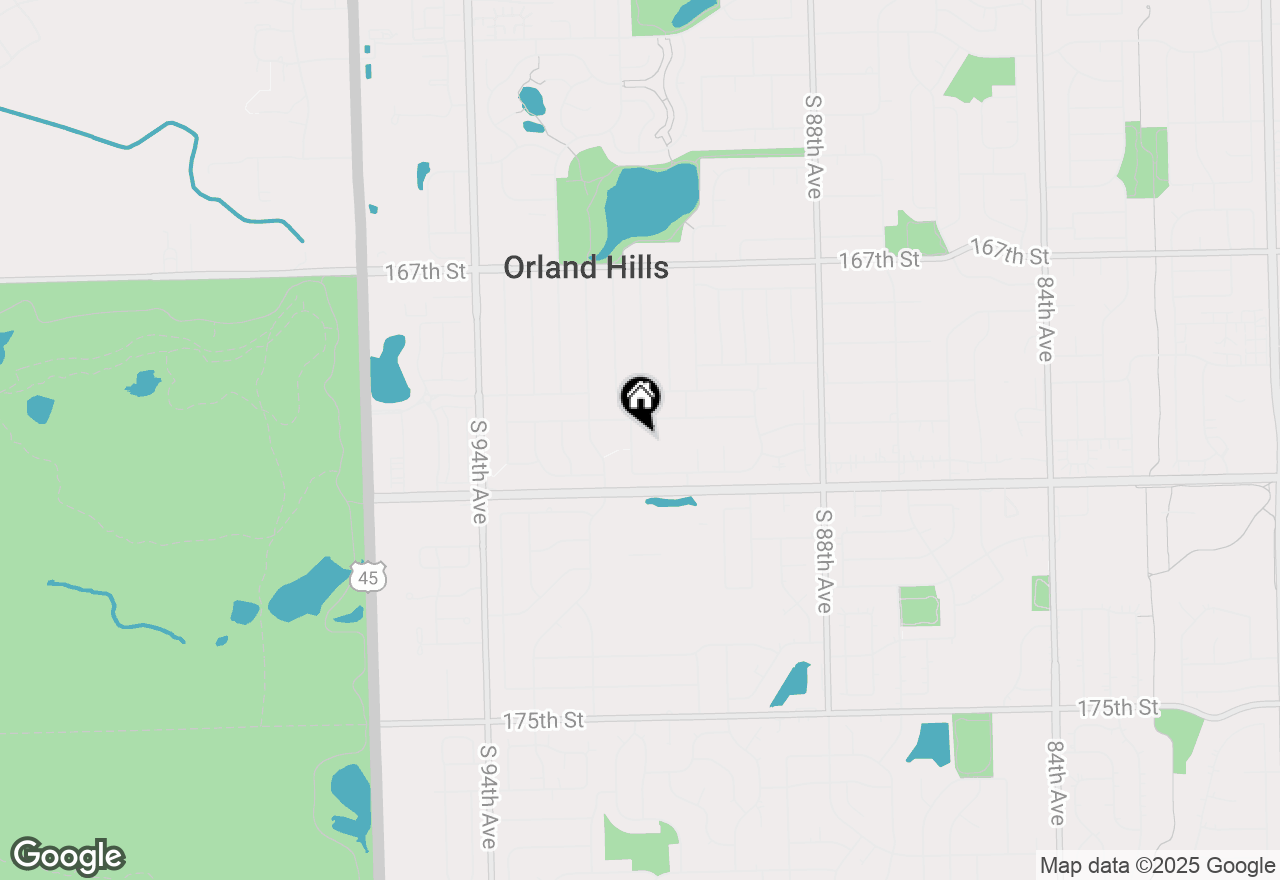 Map of 17019 Westwood Drive, Orland Hills, IL 60487