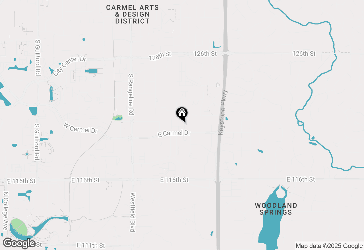 Map of 398 Hunters Lane #A, Carmel, IN 46032