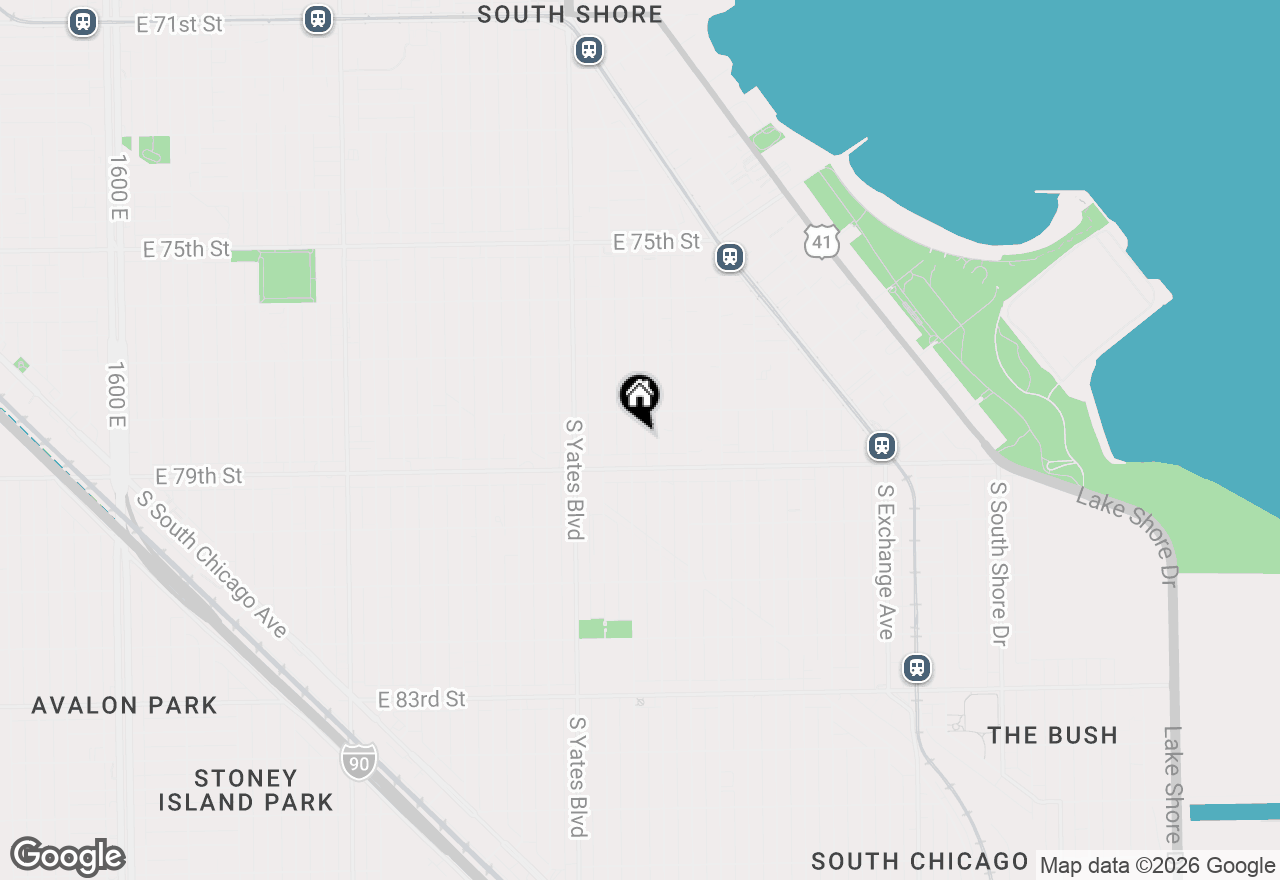 Map of 7829 S Essex Avenue, Chicago, IL 60649