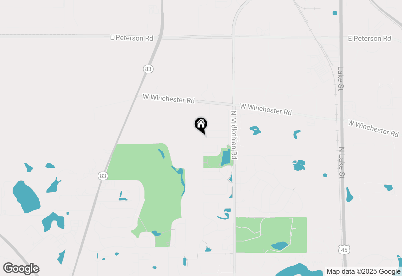 Map of 1928 Harrison Avenue, Mundelein, IL 60060