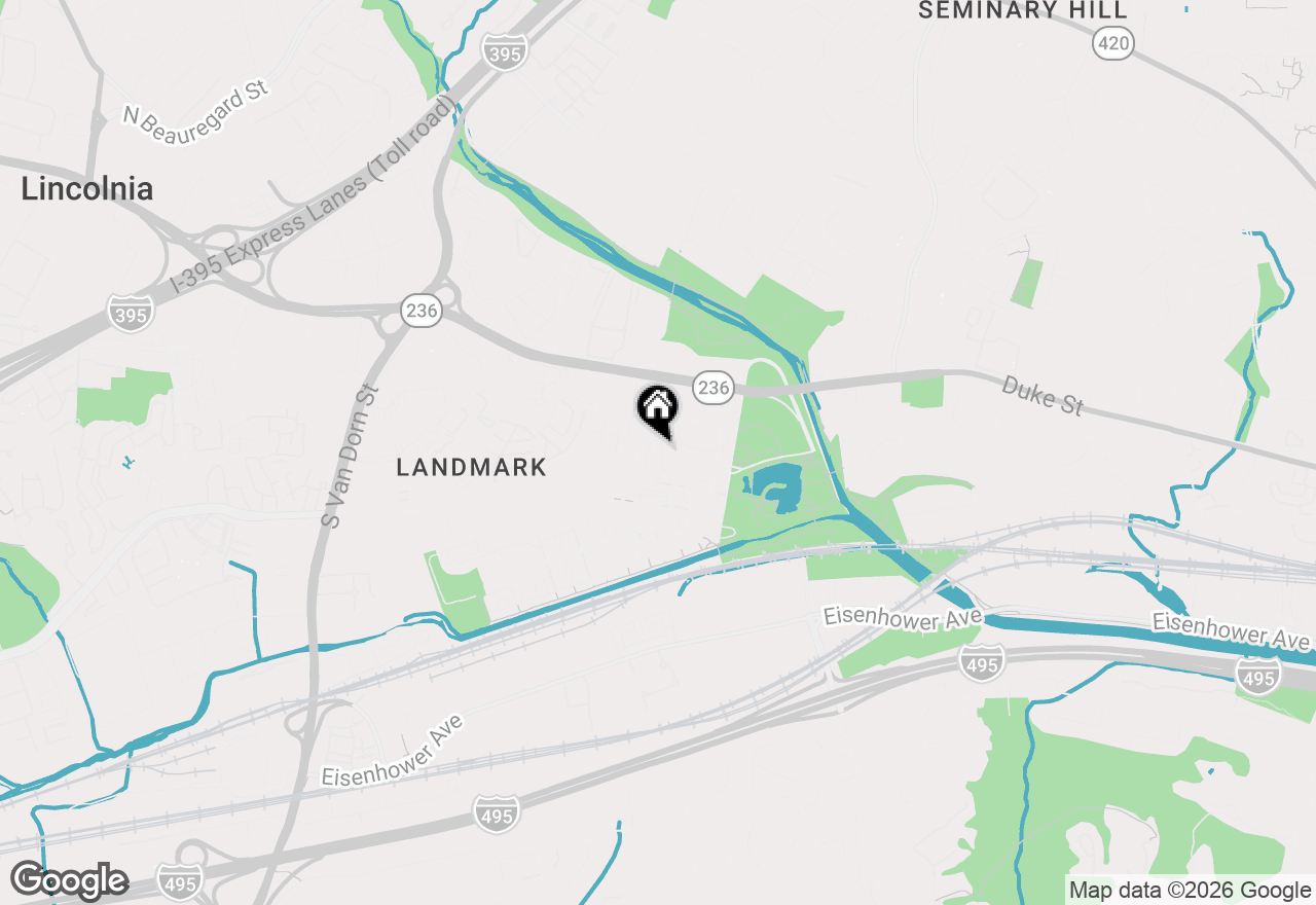 Map of 170 Martin Lane, Alexandria, VA 22304