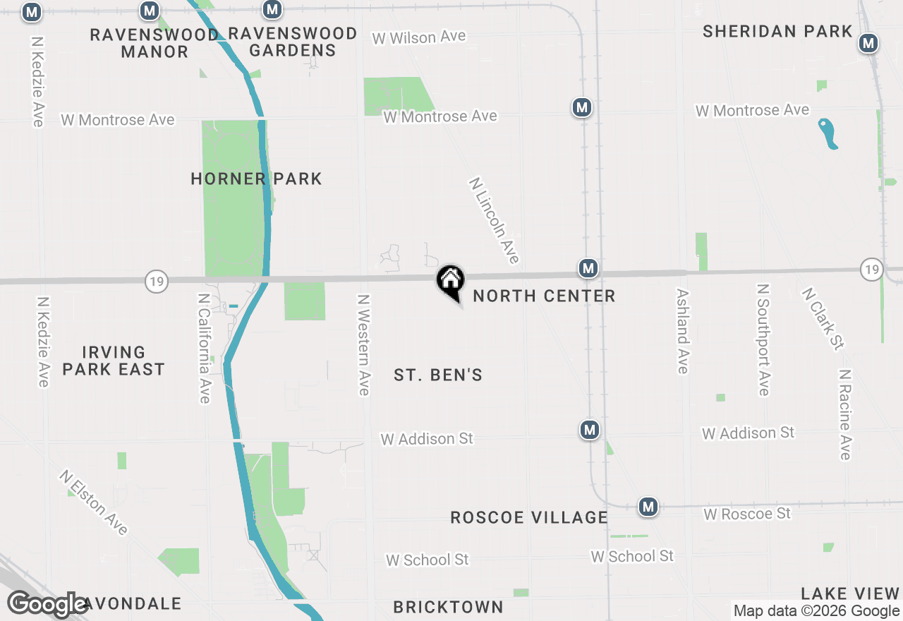 Map of 3909 N Leavitt Street, Chicago, IL 60618