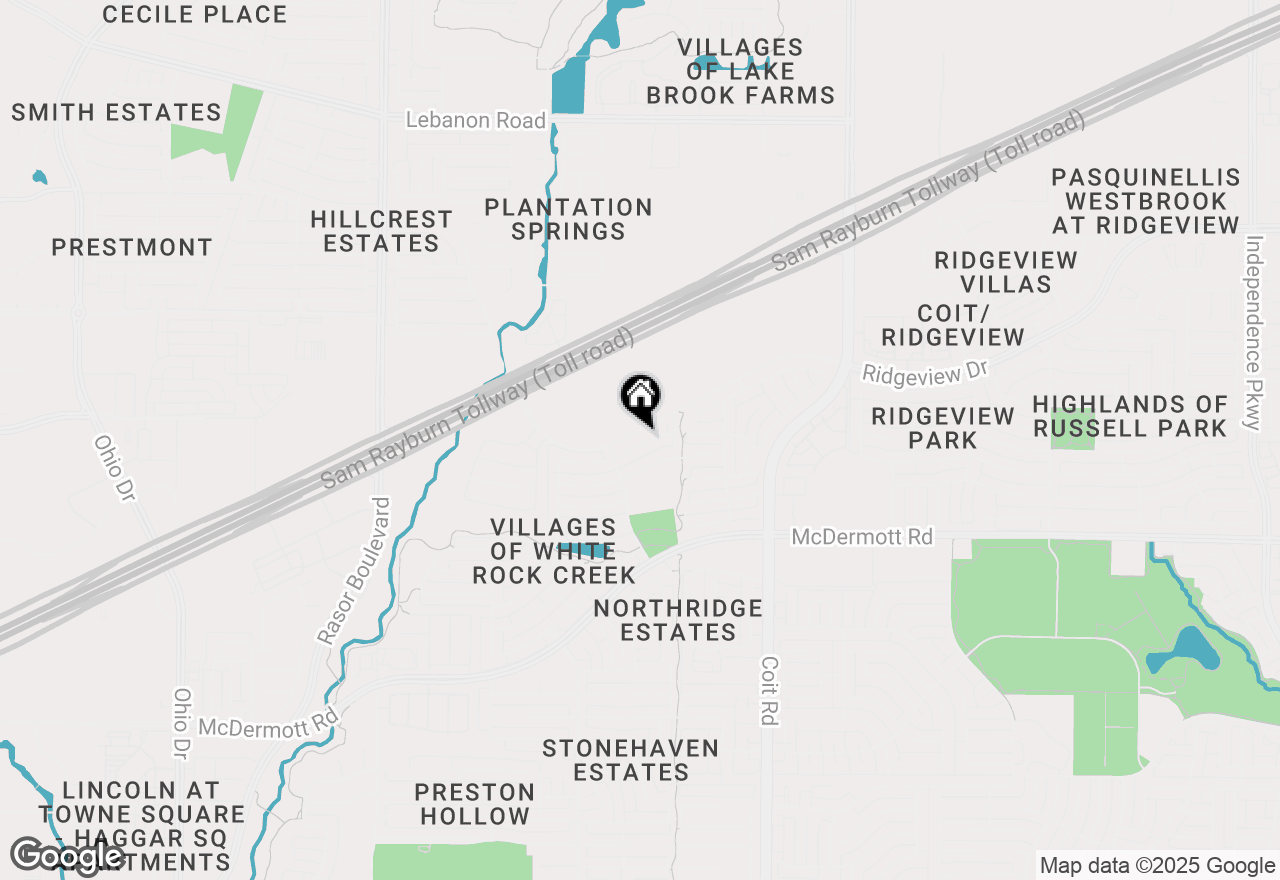 Map of 4329 Ridge Point Lane, Plano, TX 75024